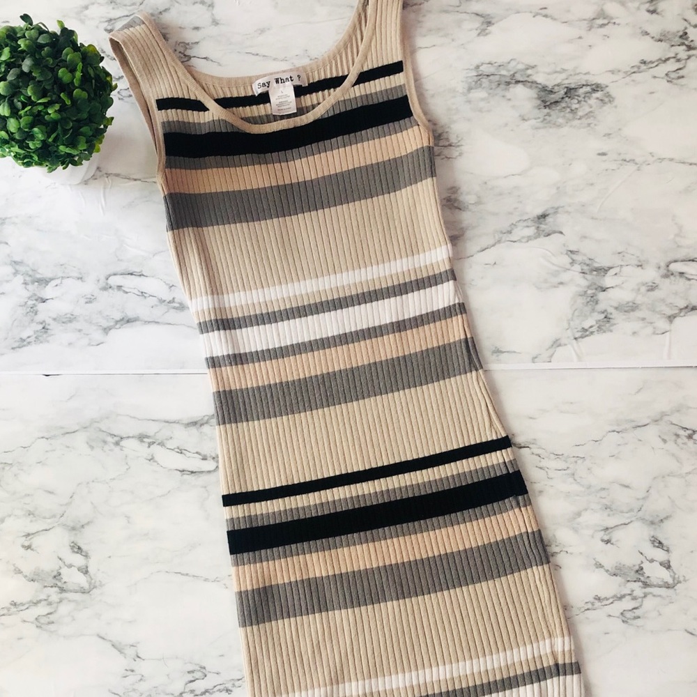 Say What Tight Fit Dress
